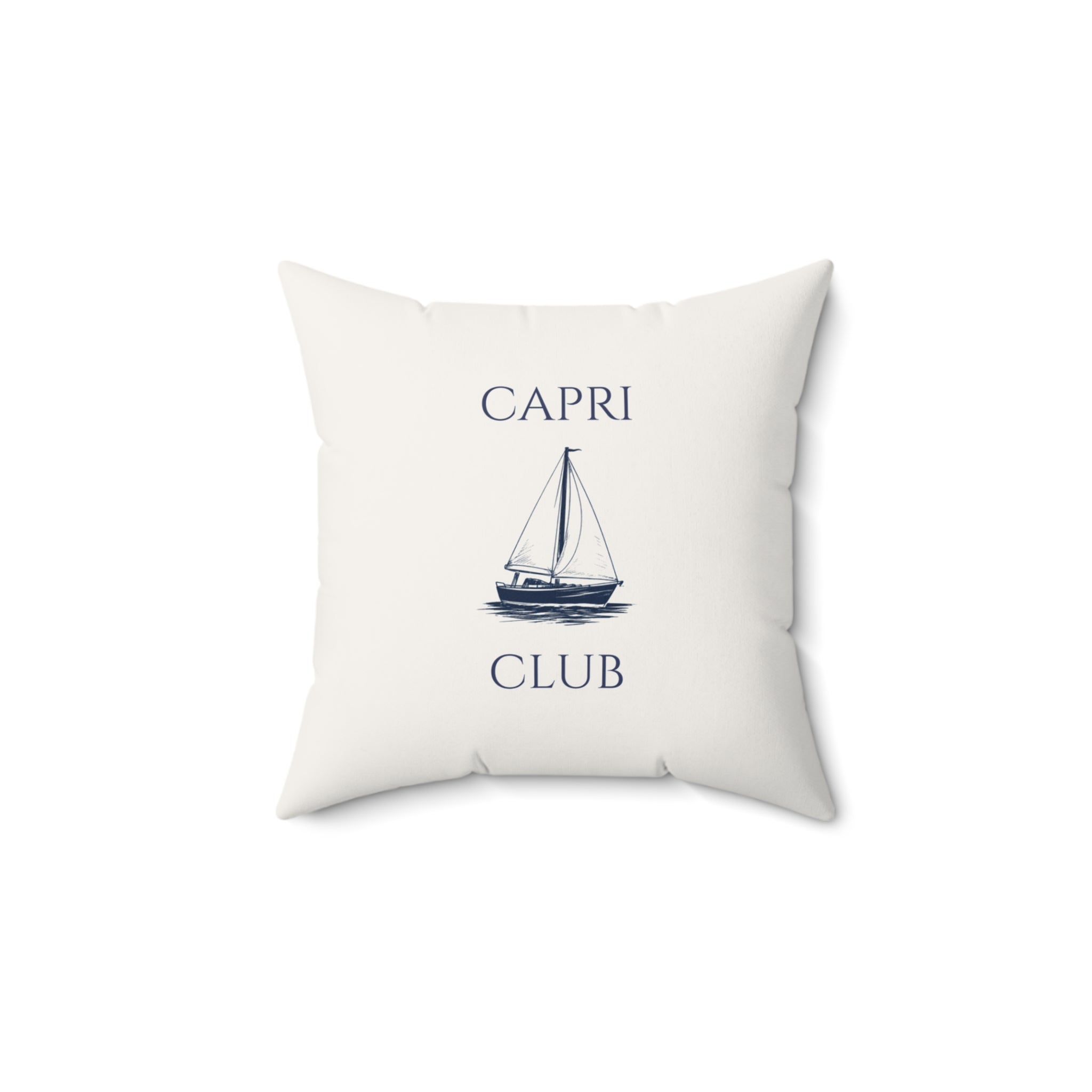 Capri Club Nautical Striped Pillow