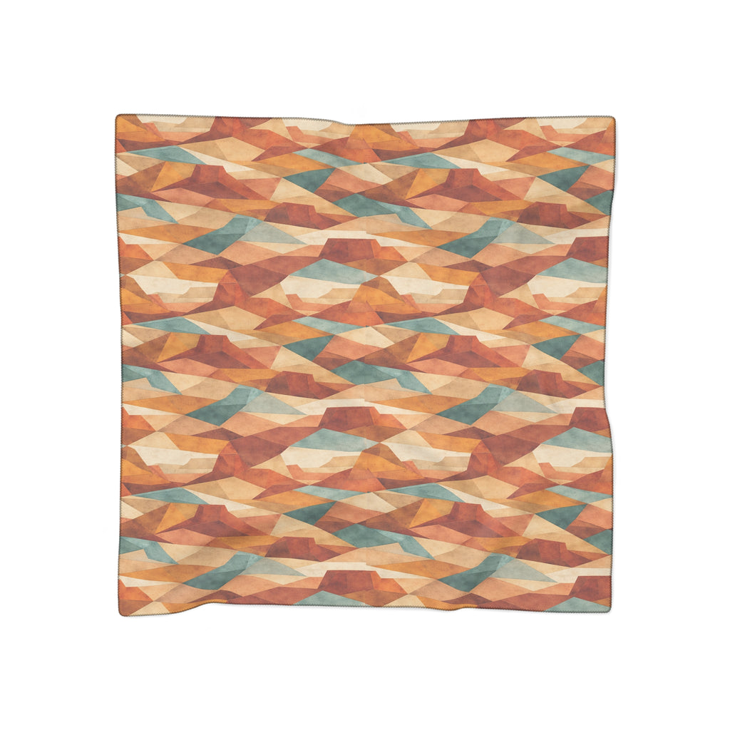 Geometric Desert Sunset Washable Scarf