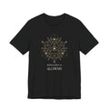 Alchemy Graphic T-Shirt, Celestial Eye and Stars Tee, Dark Academia Witchy Shirt