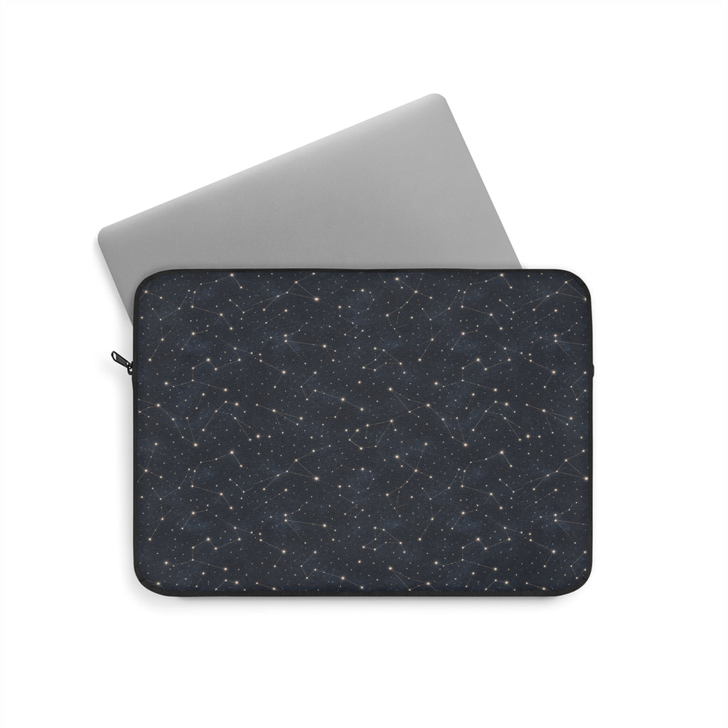 Starry Night Laptop Sleeve: Dark Constellation Pattern Protective Case