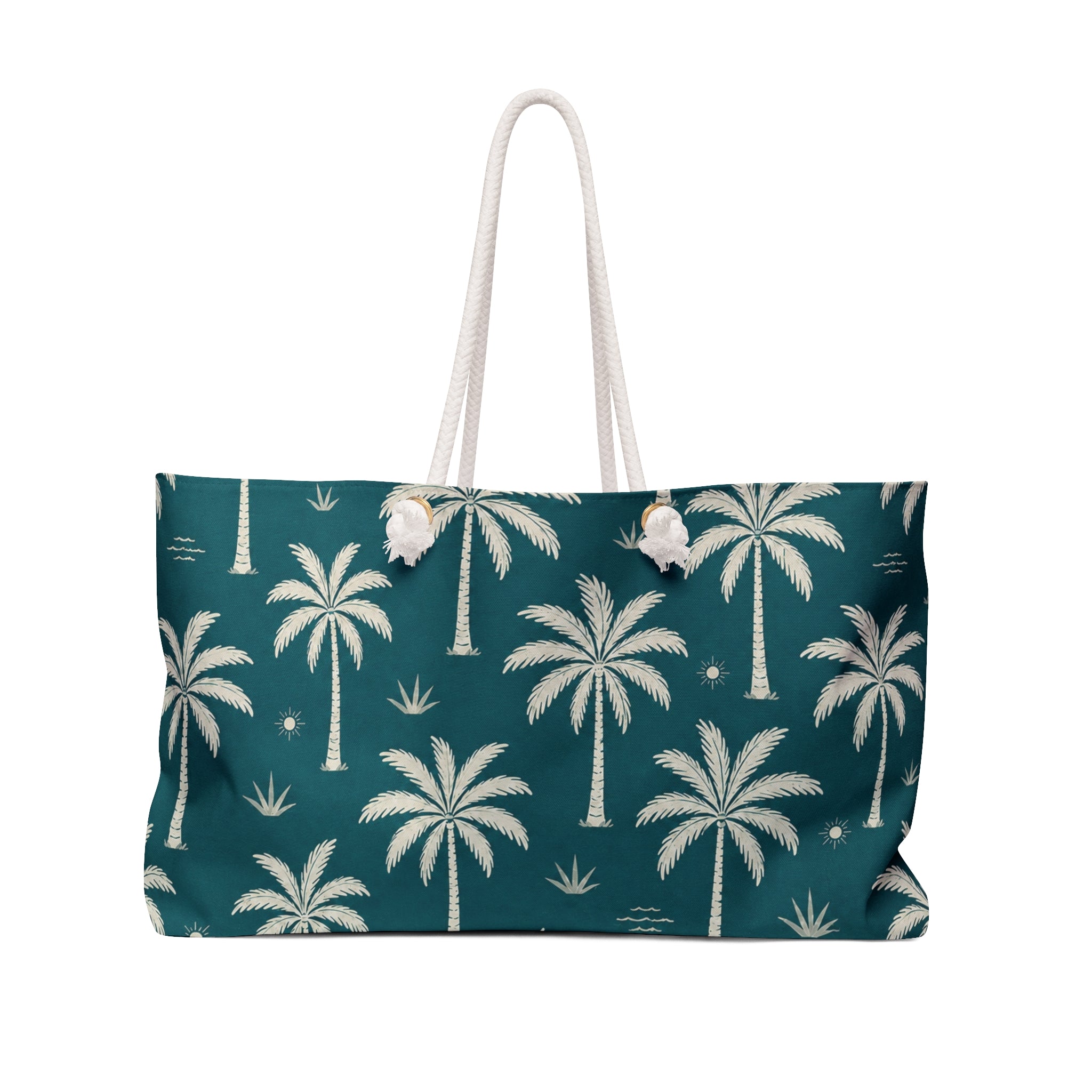 Teal Palm Weekender Bag