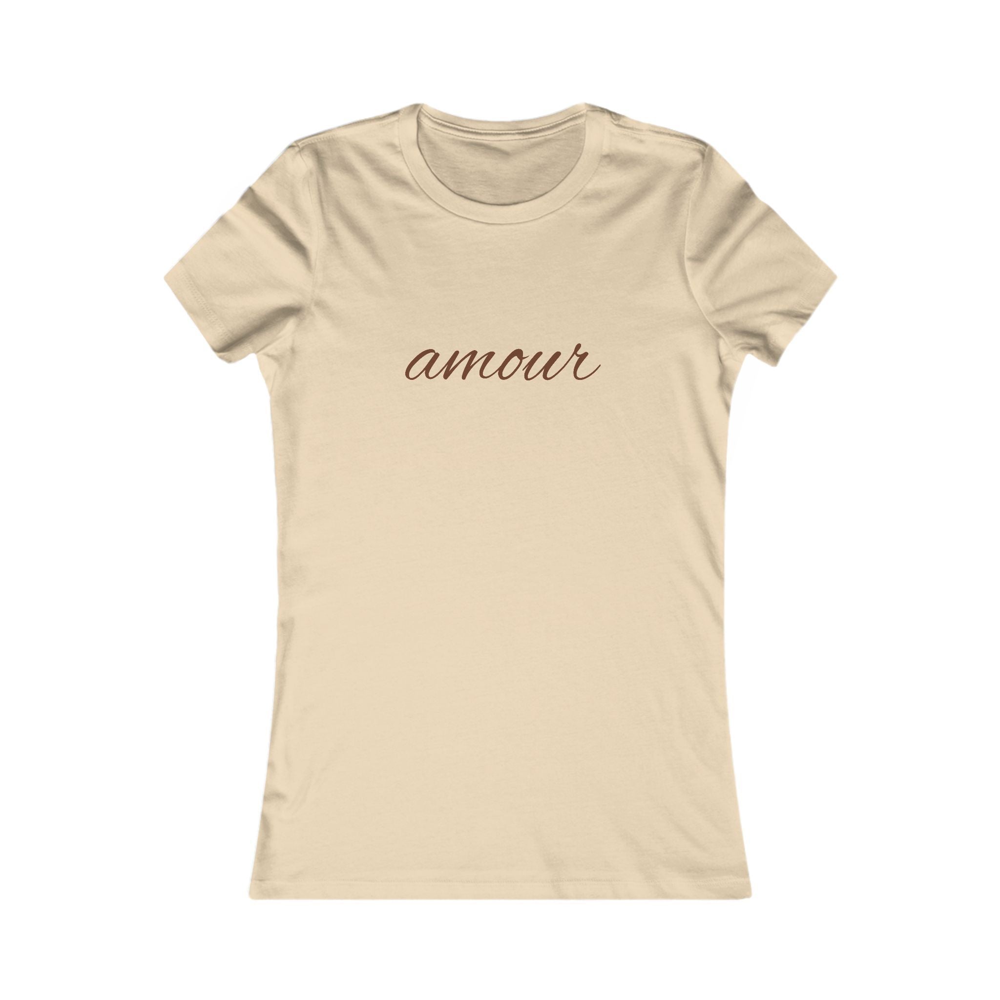 "Amour" Script French Luxury Travel Tee