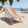 Saint-Tropez Striped Retro Beach Towel