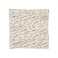 Mediterranean Calligraphy Lightweight Travel Scarf