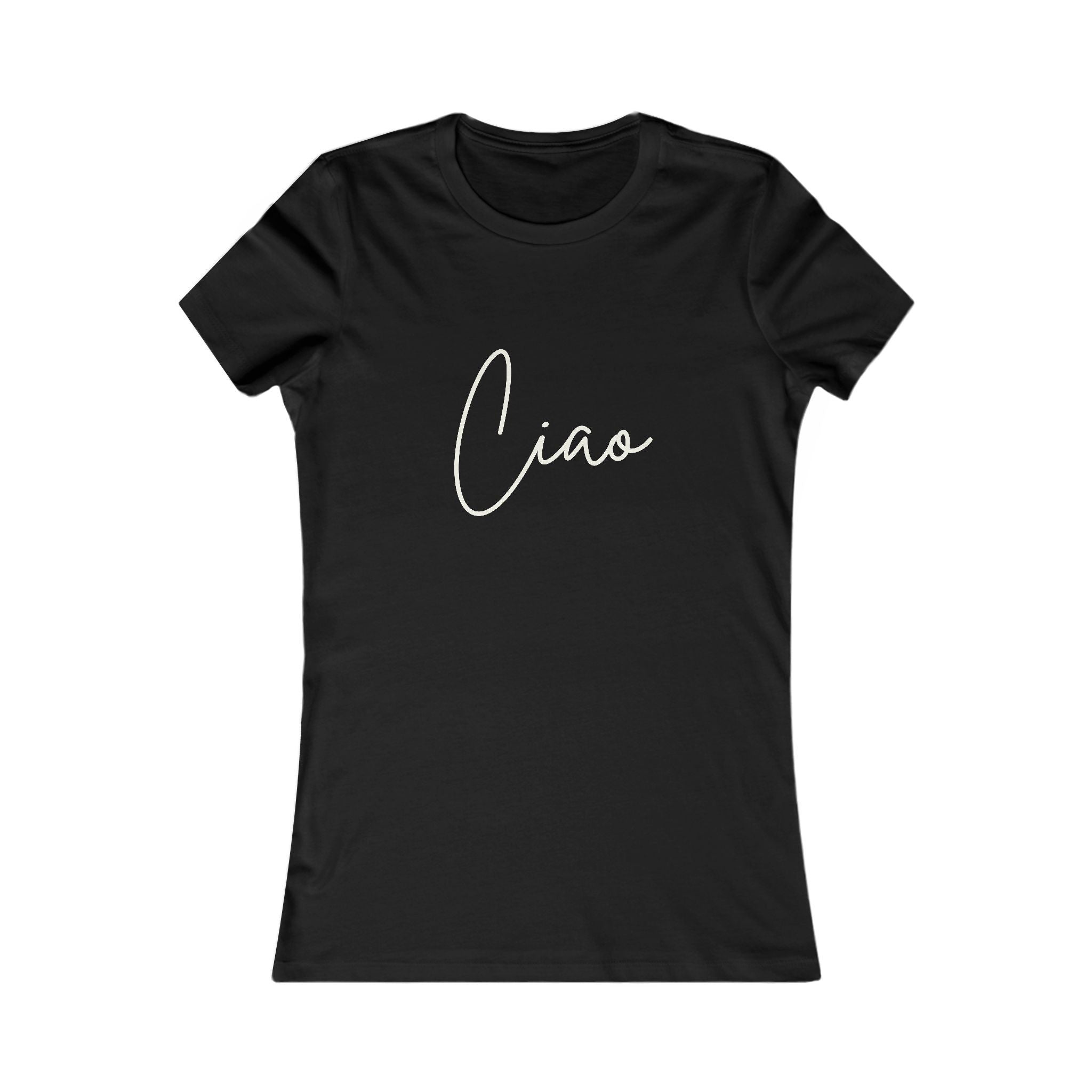 "Ciao" Script Italian Luxury Tee Shirt
