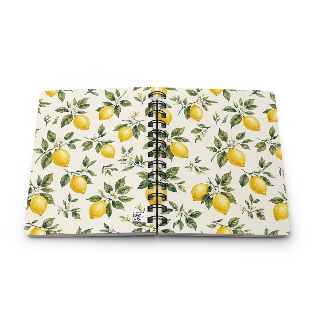 Positano Lemon Print Travel Journal