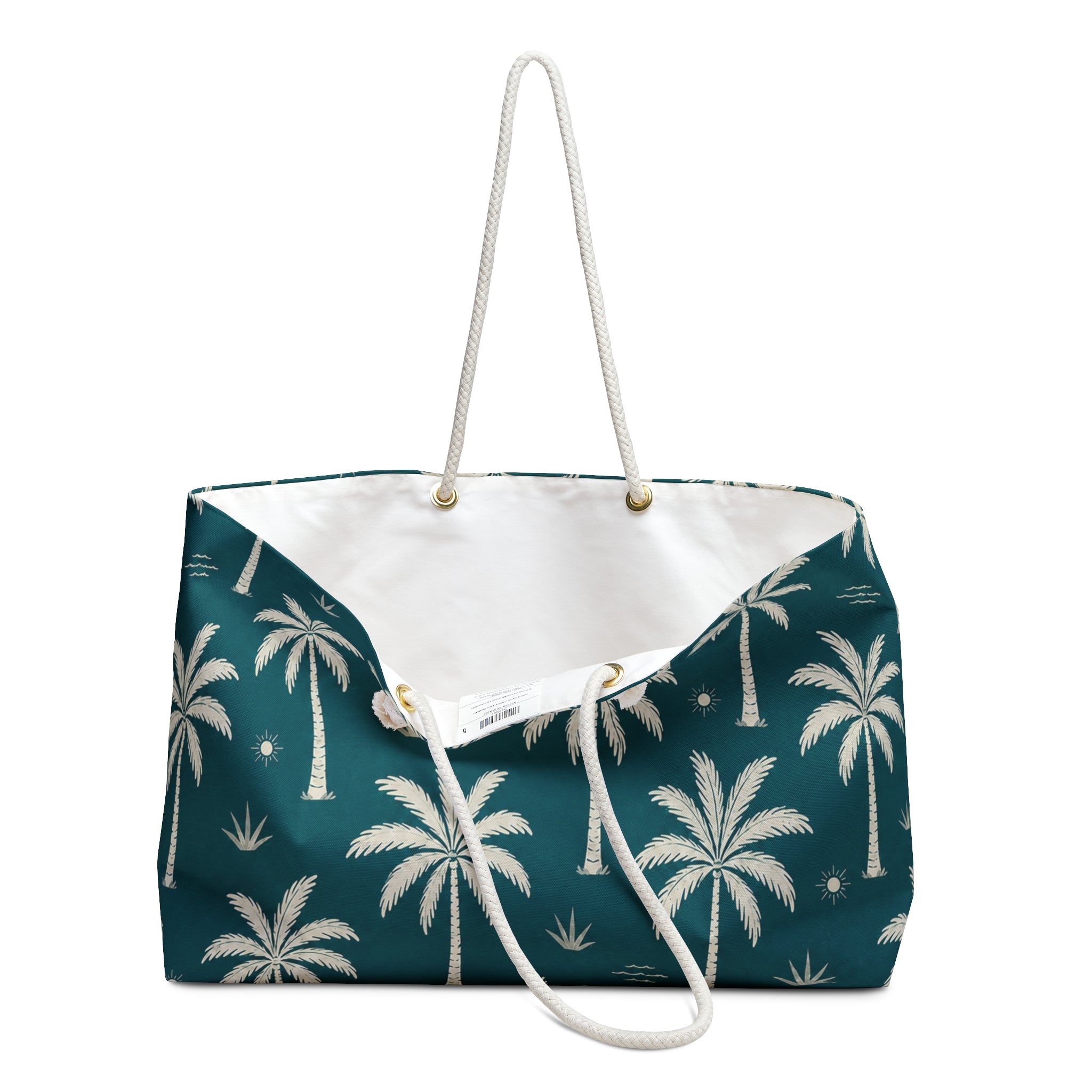 Teal Palm Weekender Bag