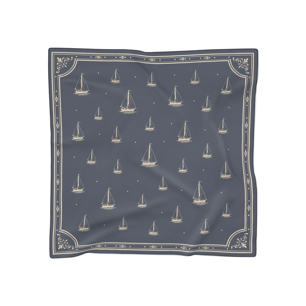 Capri Sailboat Washable Travel Scarf
