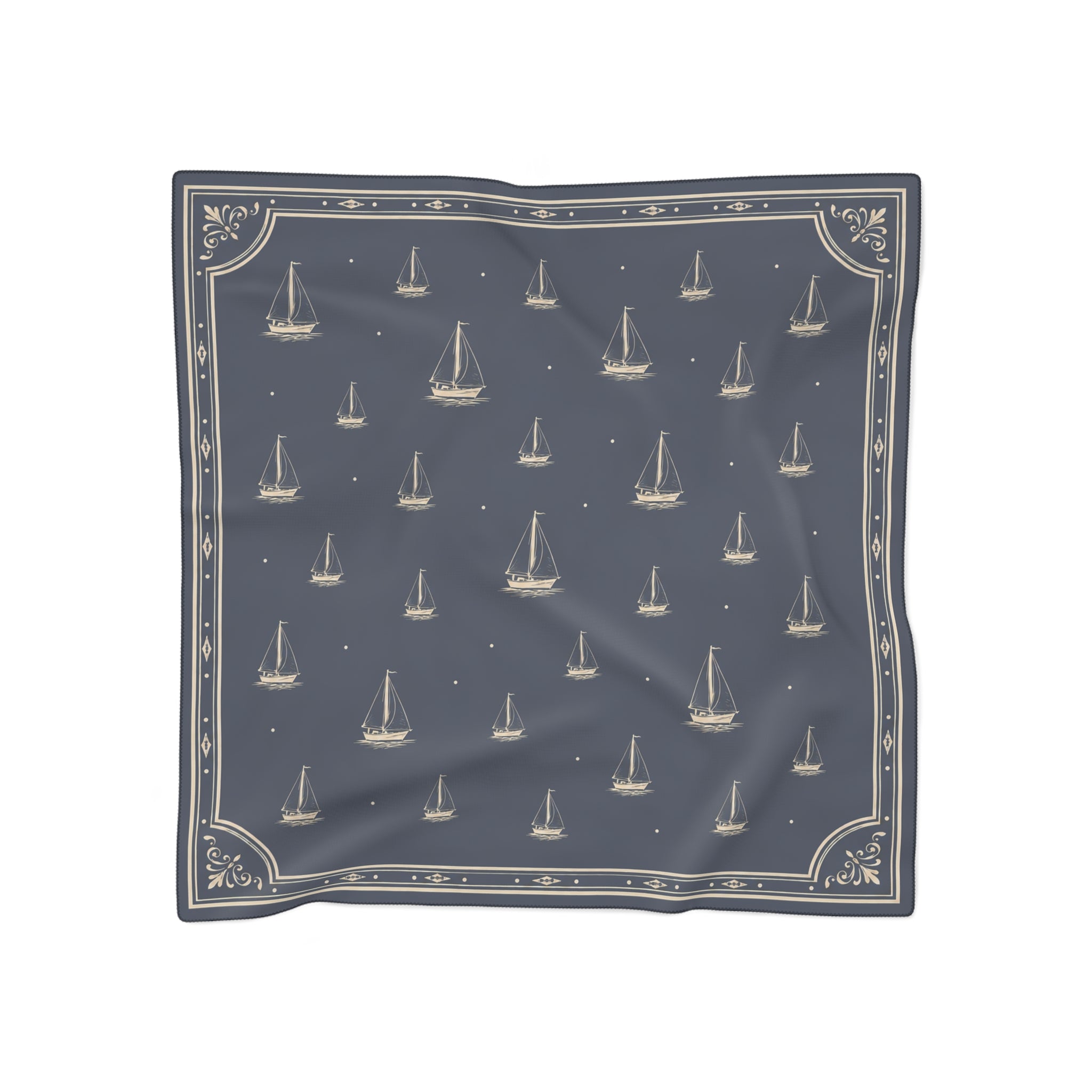 Capri Sailboat Washable Travel Scarf
