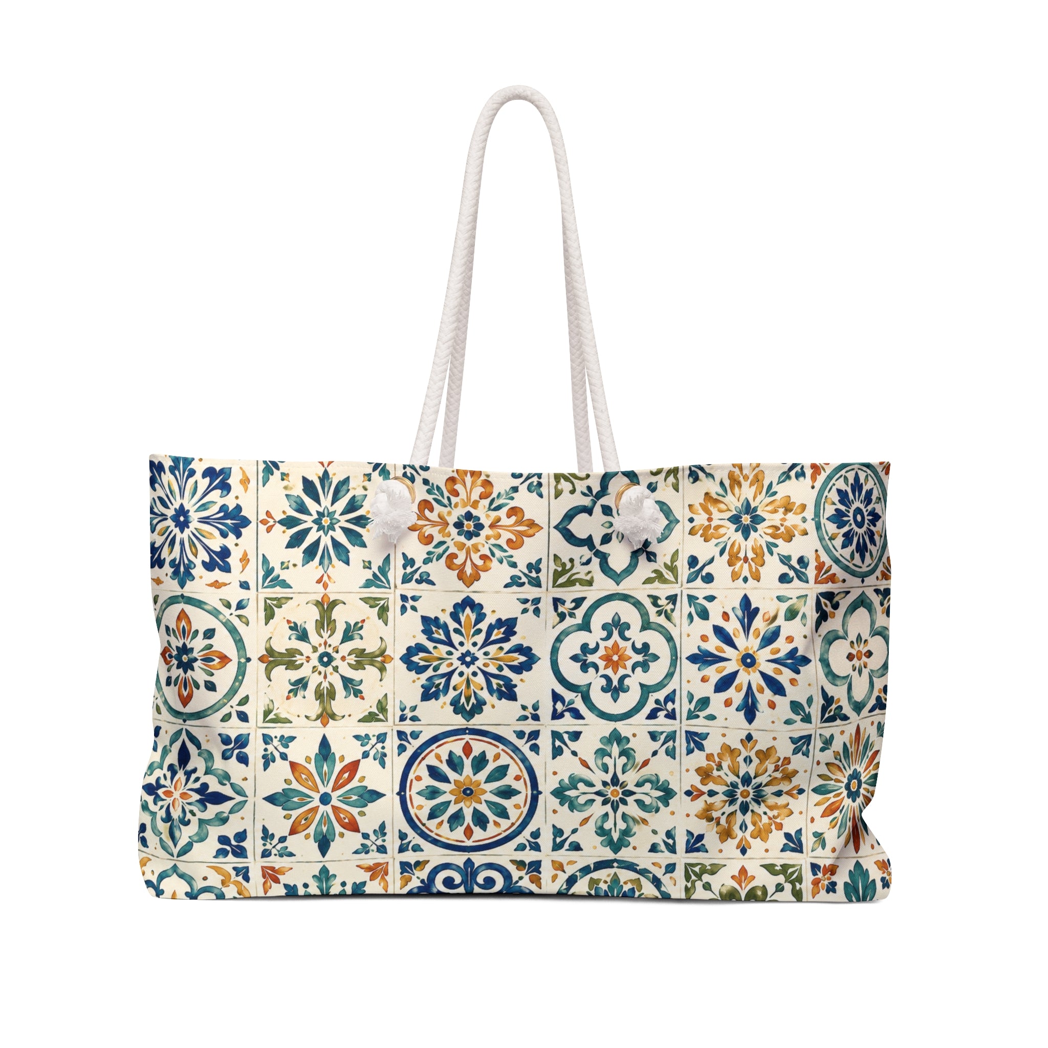 Costa Brava Boho Tile Weekender Bag