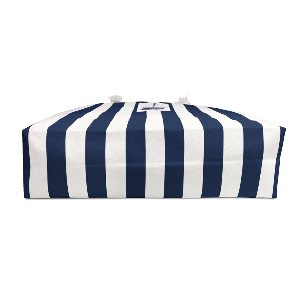 Nautical Sailboat Stripes Capri Club Weekender Bag
