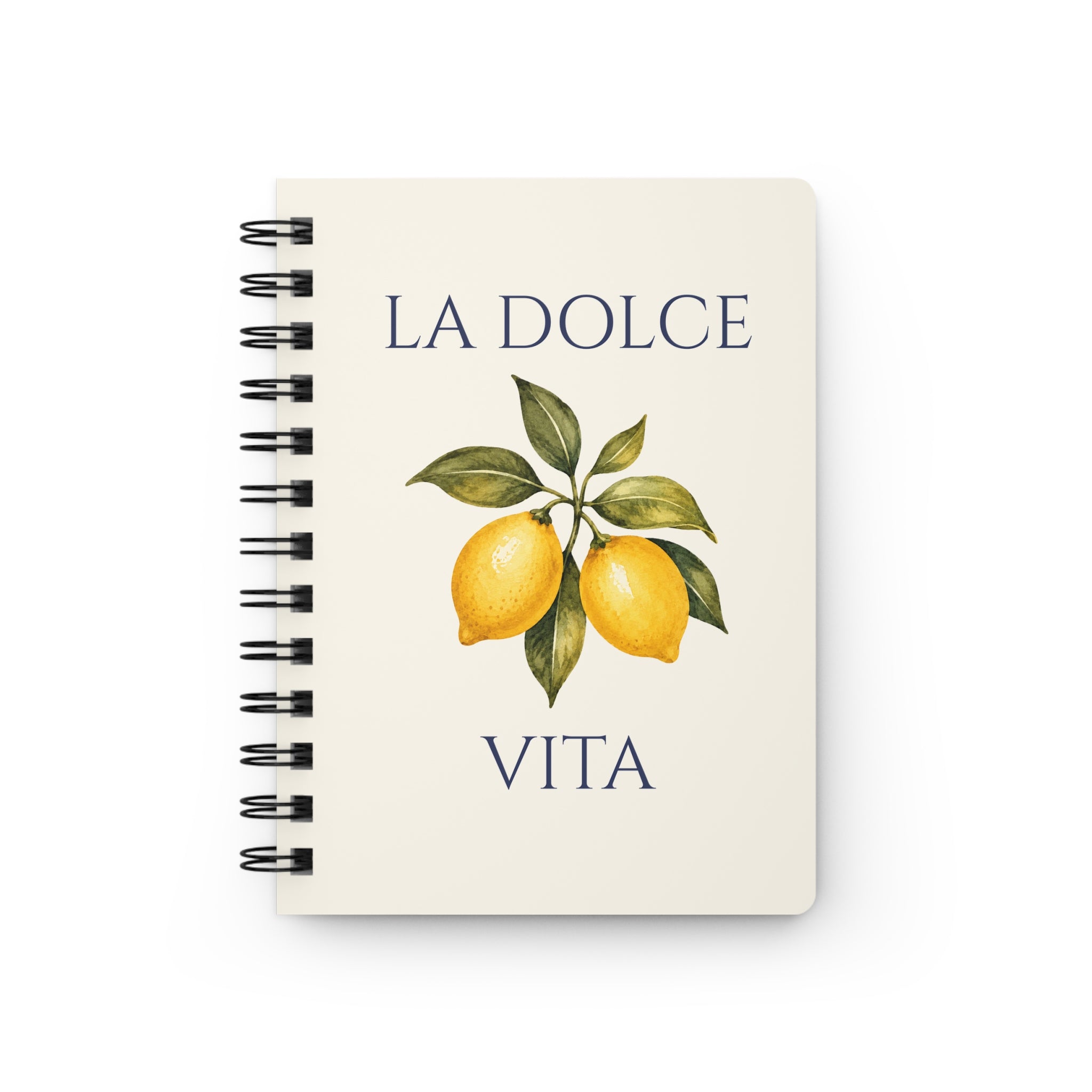 La Dolce Vita Lemon Italian Notebook