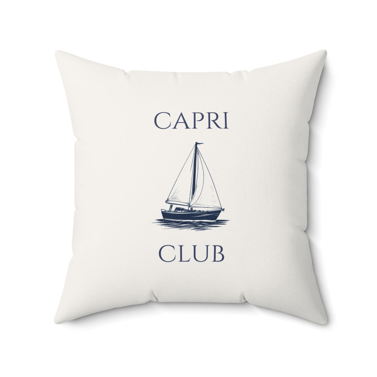 Capri Club Nautical Striped Pillow