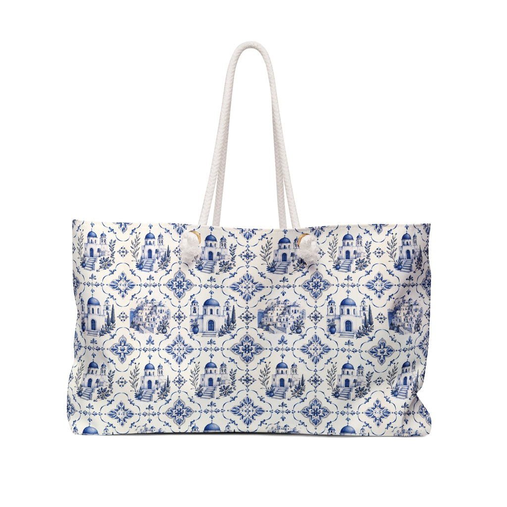 Santorini Weekender Tote Bag