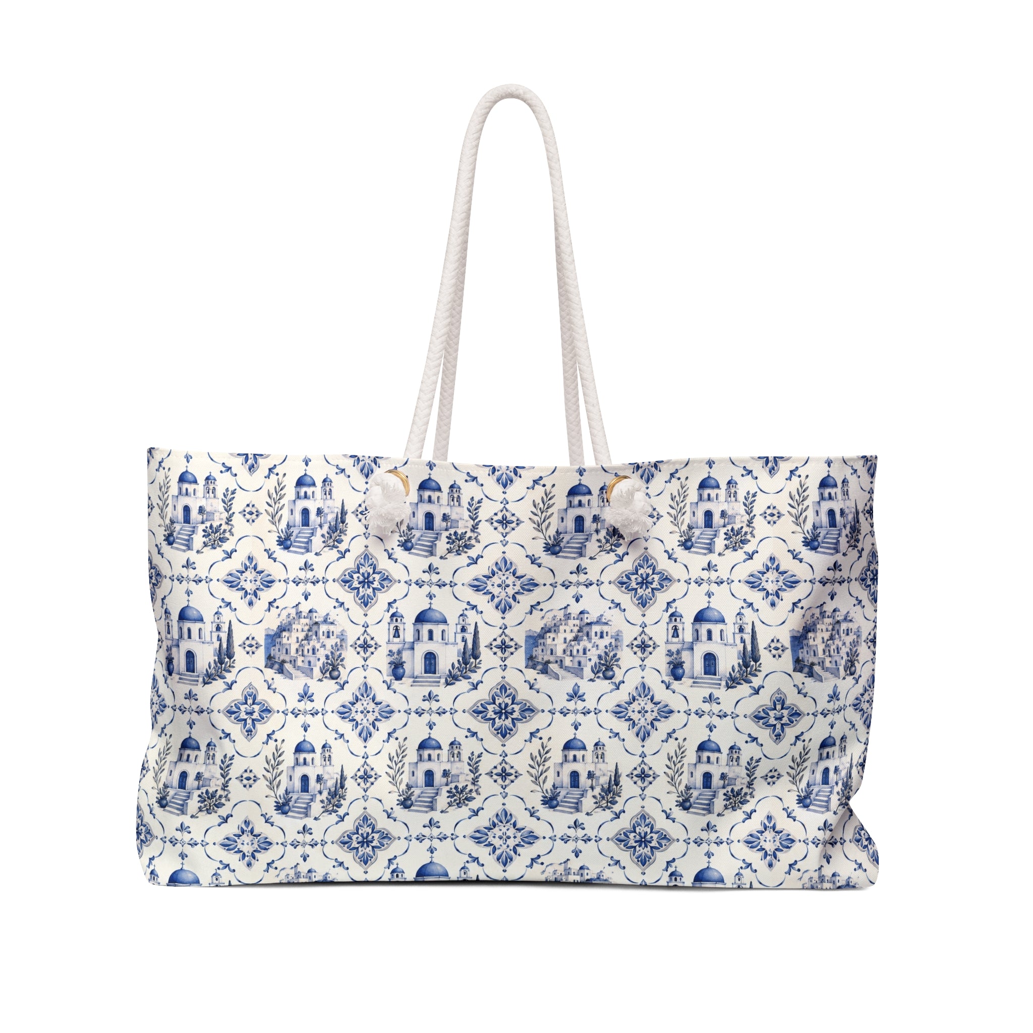 Santorini Weekender Tote Bag
