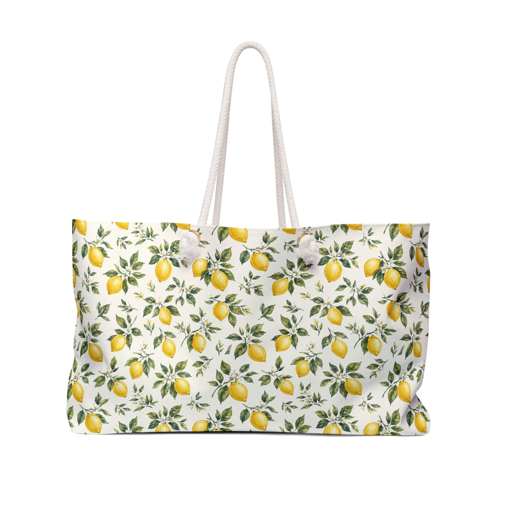 Positano Lemon Weekender Tote Bag