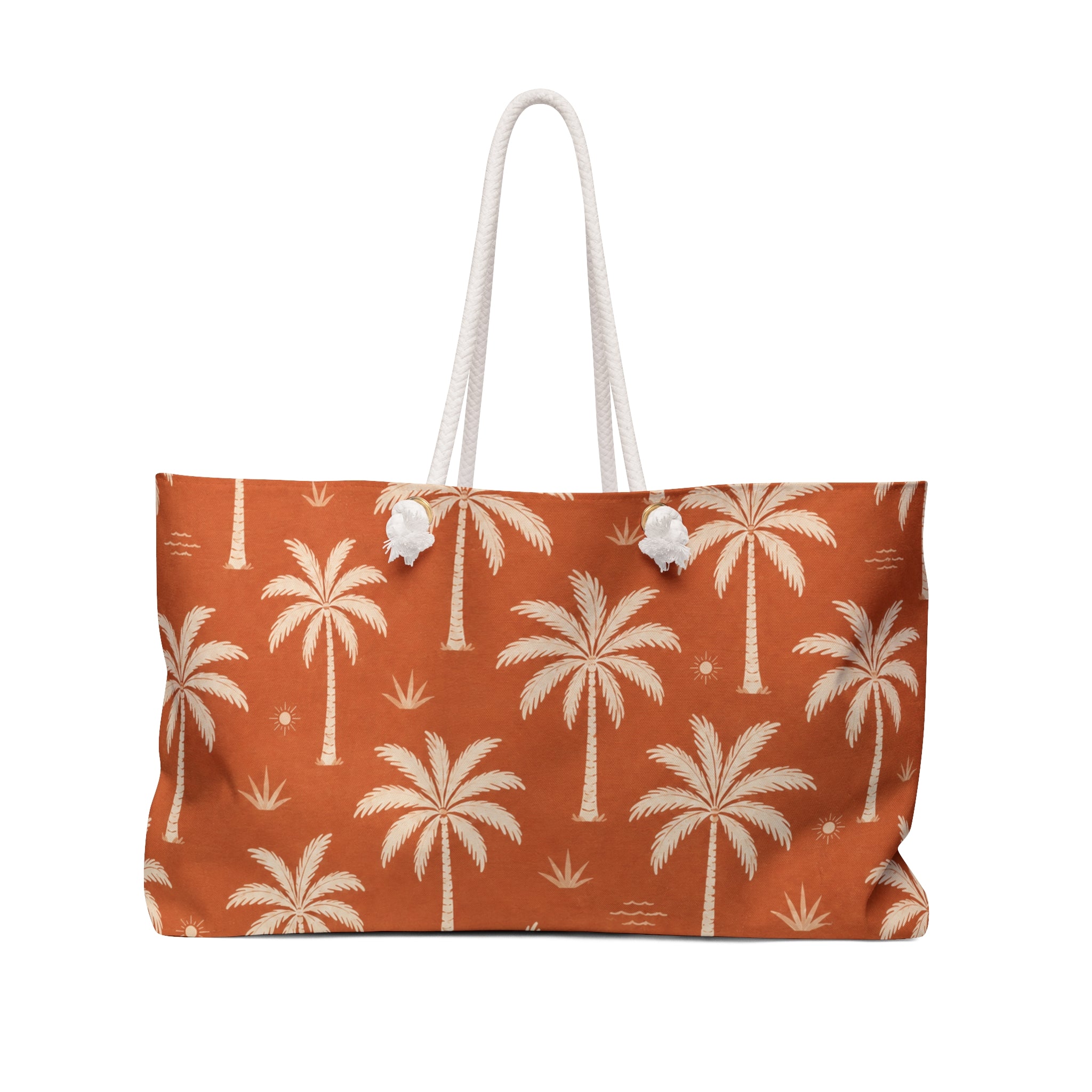 Terracotta Palm Weekender Bag