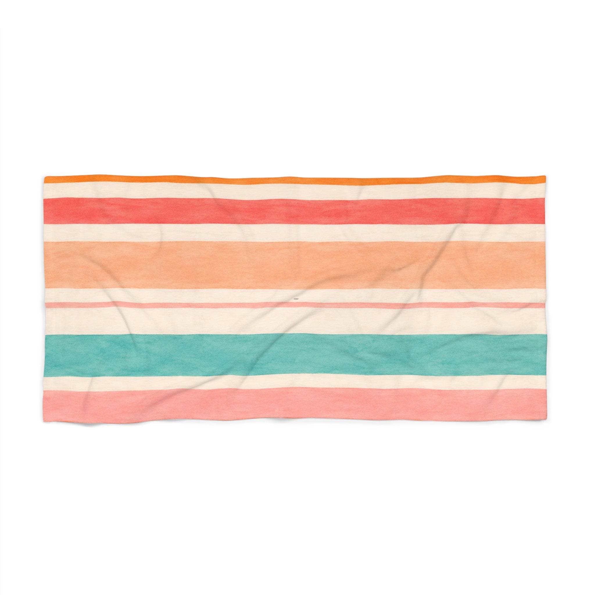 Saint-Tropez Striped Retro Beach Towel