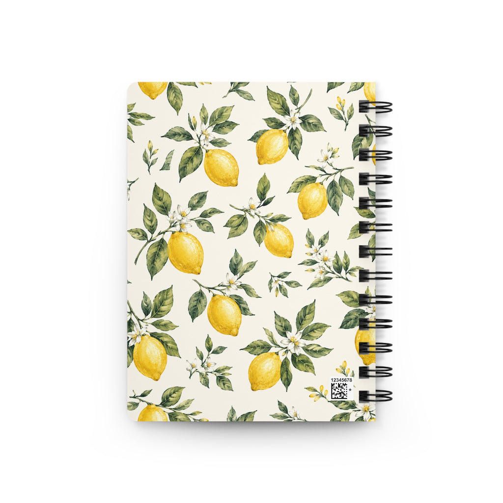 Positano Lemon Print Travel Journal
