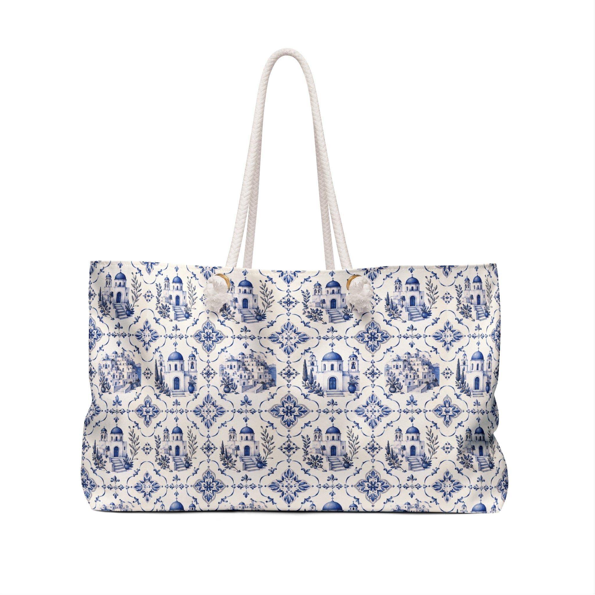 Santorini Weekender Tote Bag