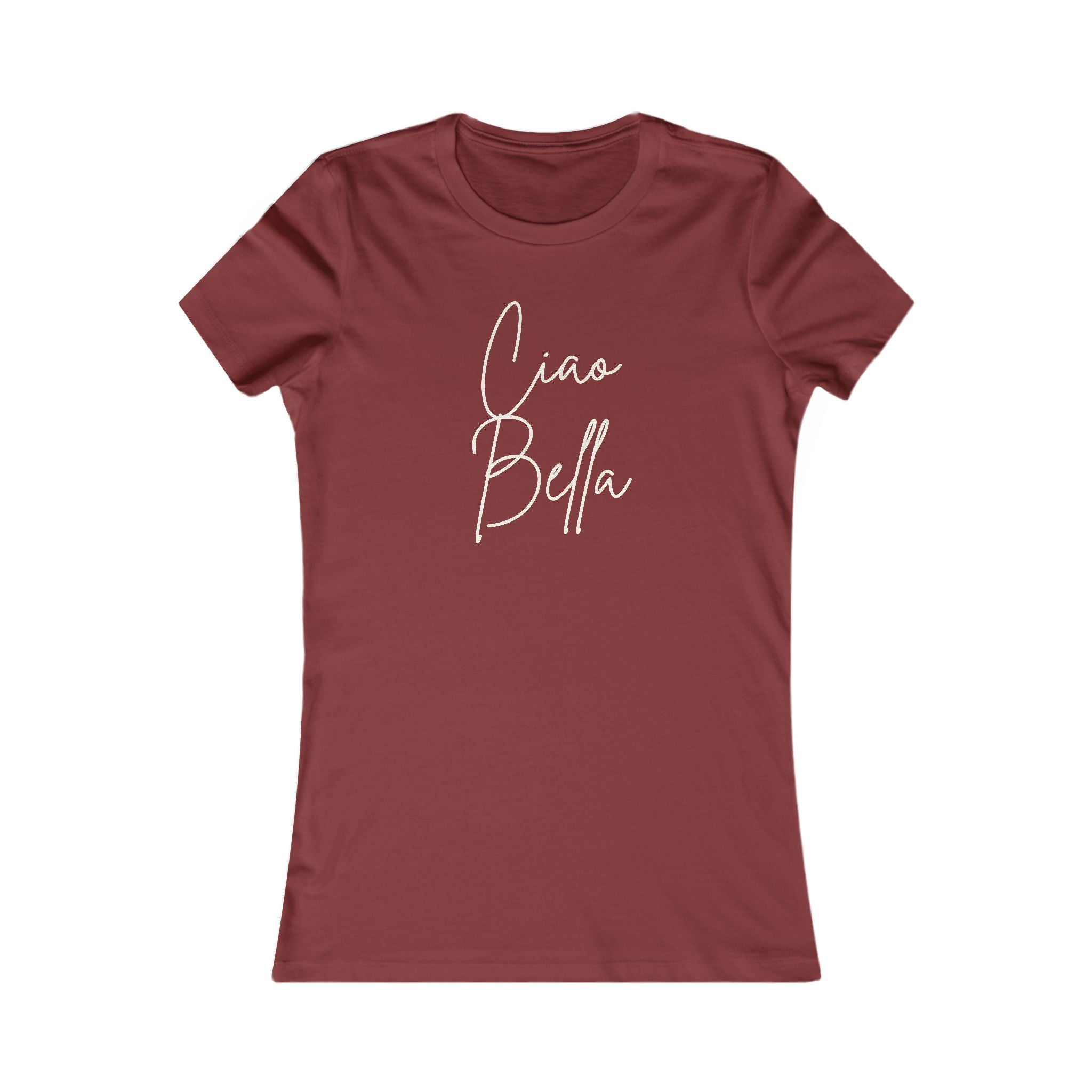 "Ciao Bella" Script Italian Luxury Tee
