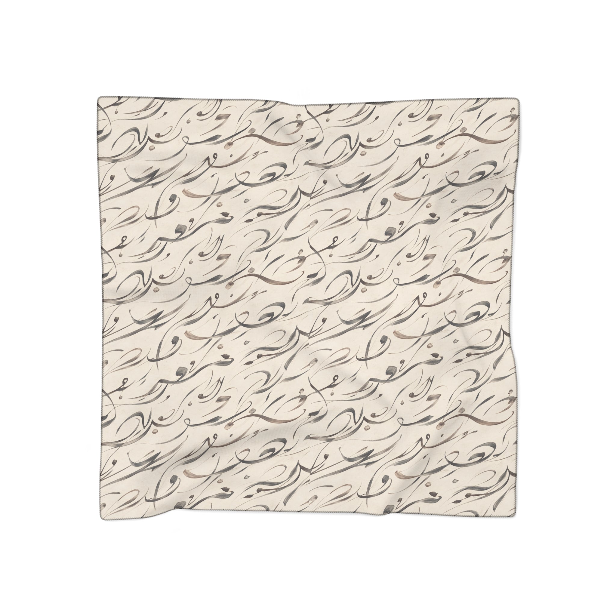 Mediterranean Calligraphy Lightweight Travel Scarf