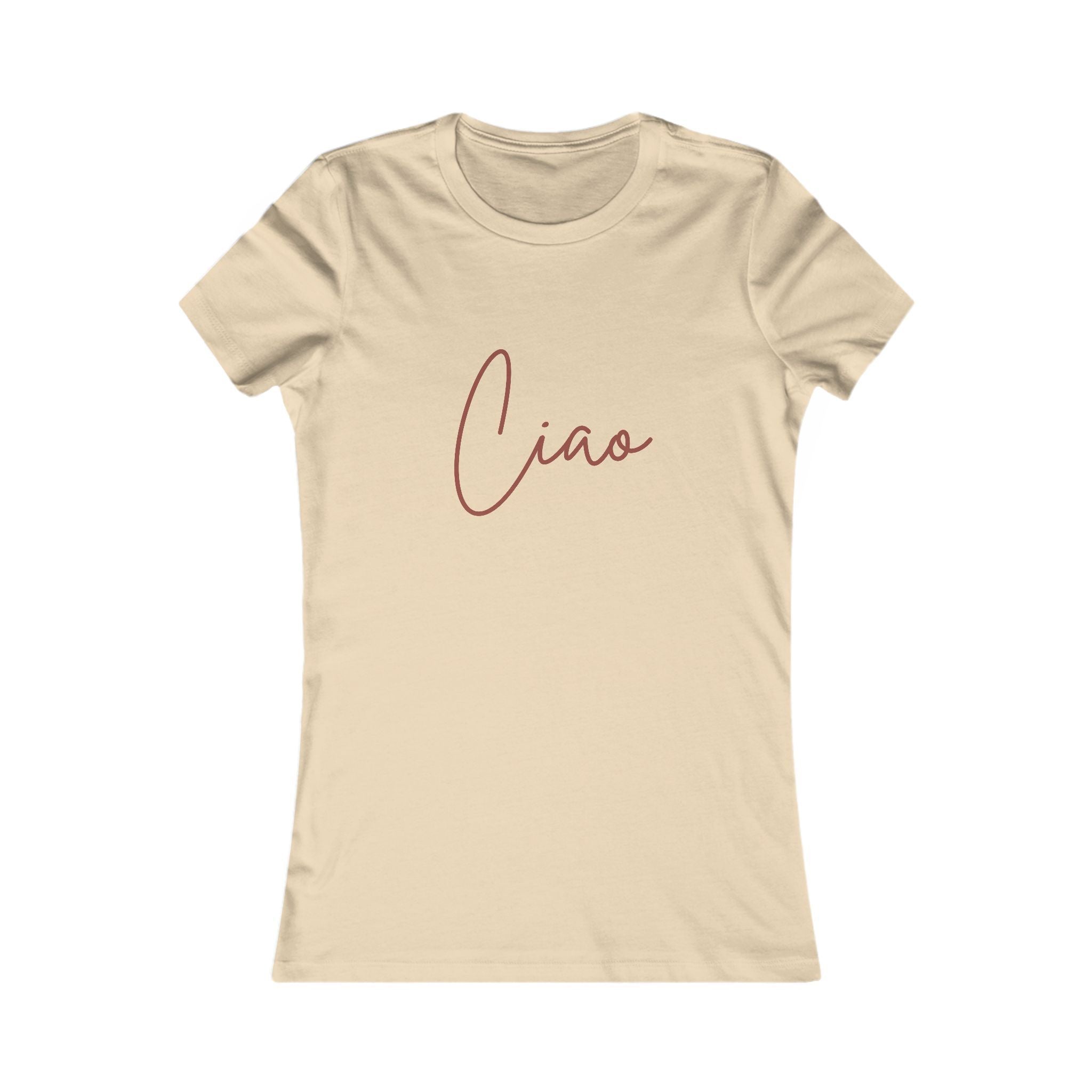 "Ciao" Script Italian Luxury Tee Shirt