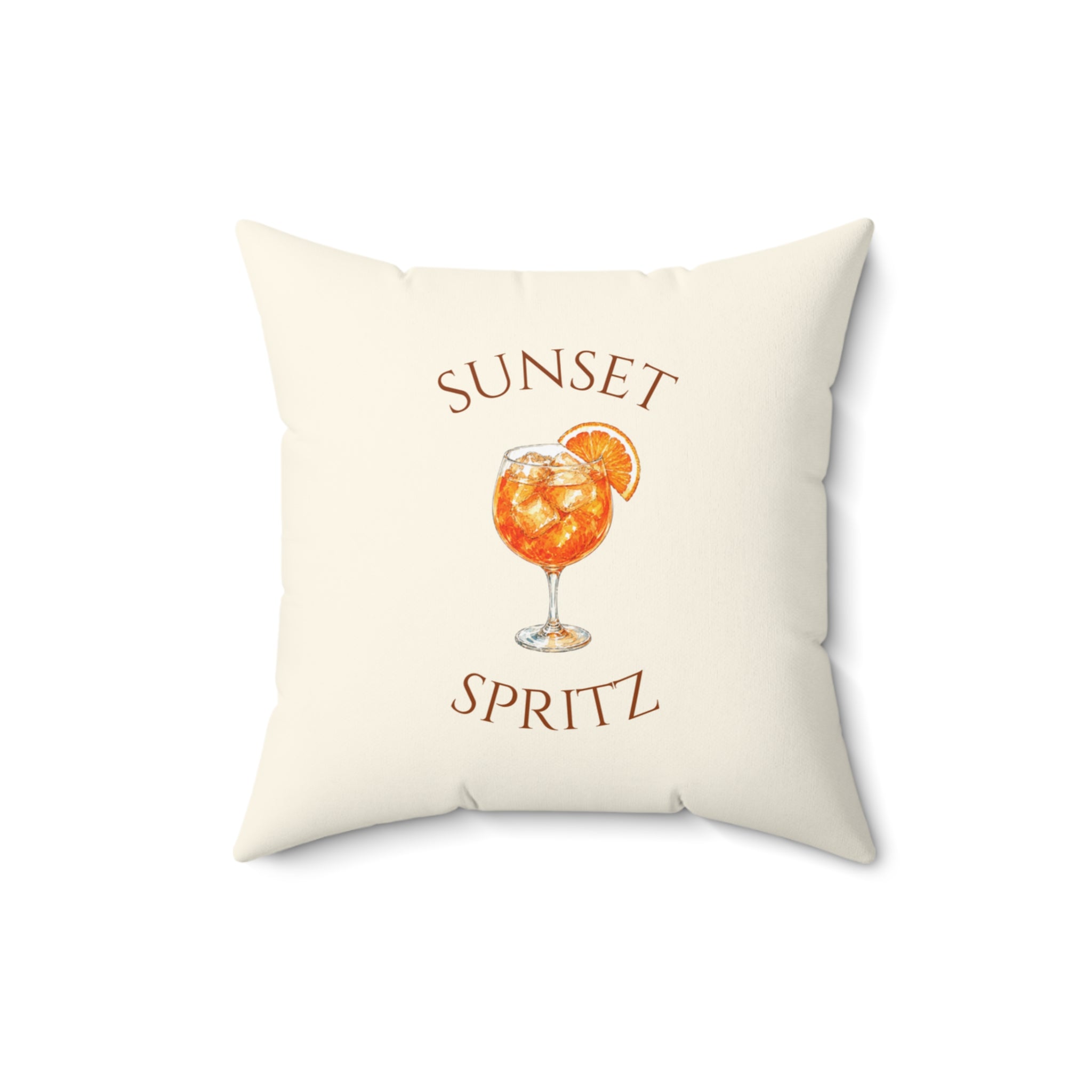 Sunset Spritz Reversible Throw Pillow