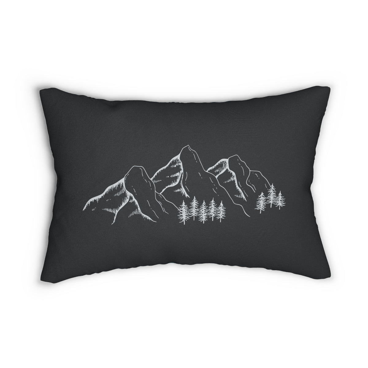 Grey Mountain Lumbar Pillow