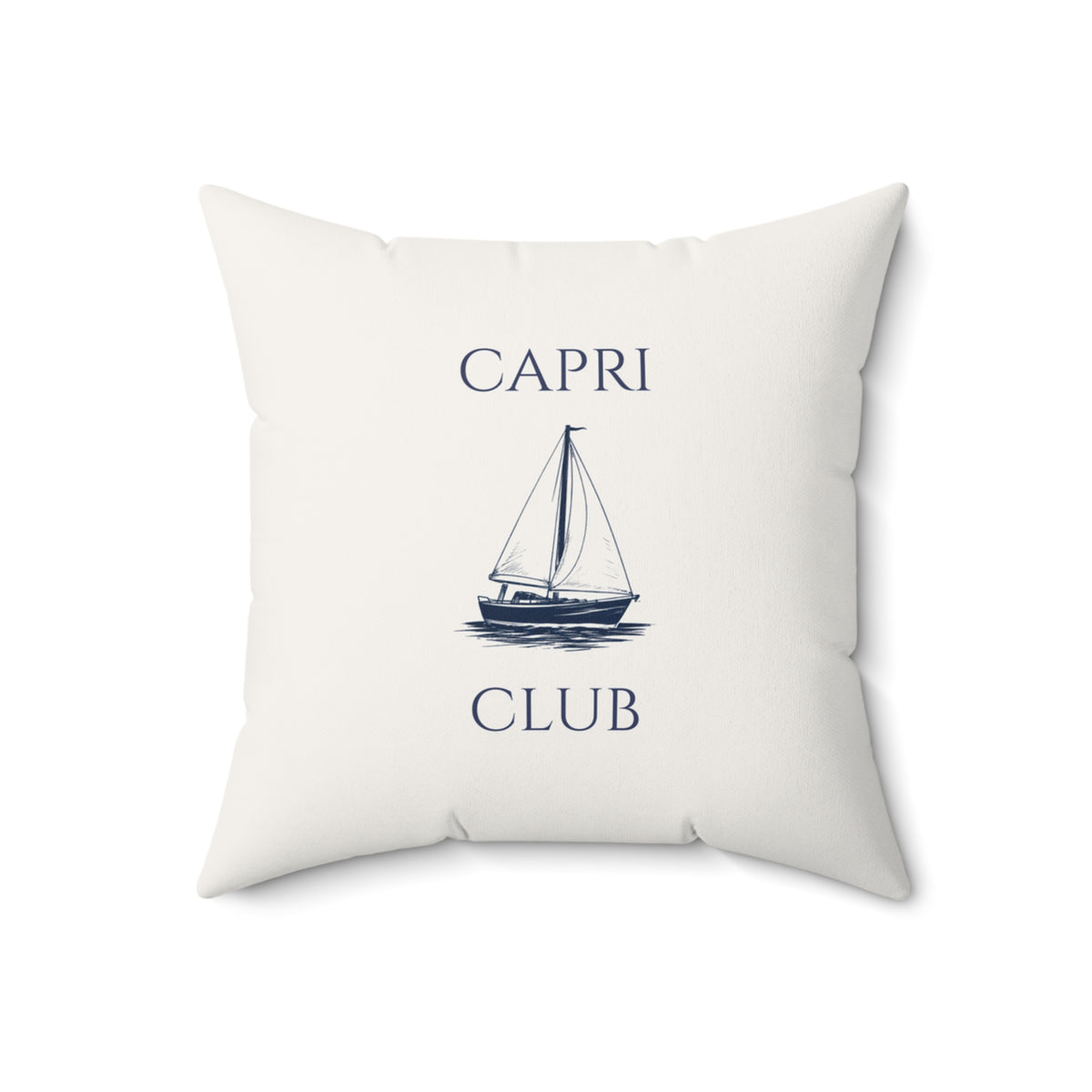 Capri Club Nautical Striped Pillow
