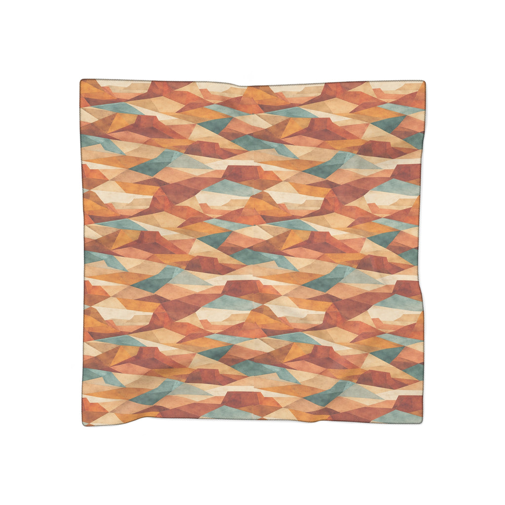 Geometric Desert Sunset Washable Scarf