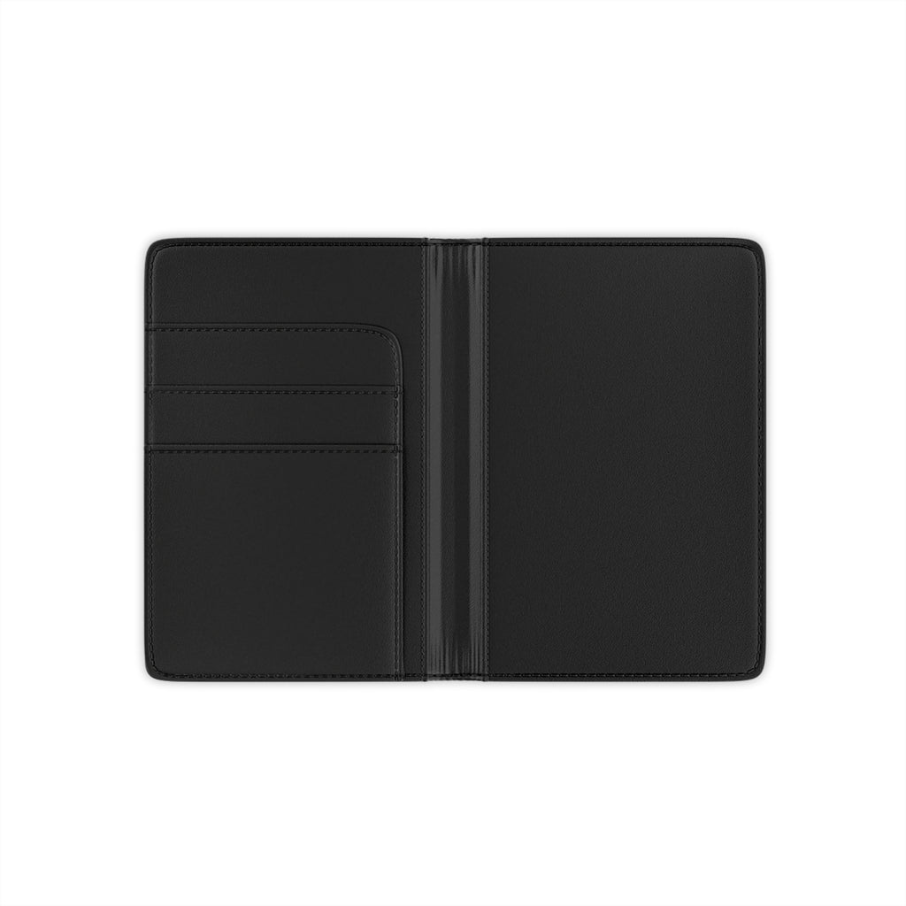 Geometric Desert Sunset Passport Cover: Personalized Travel Wallet