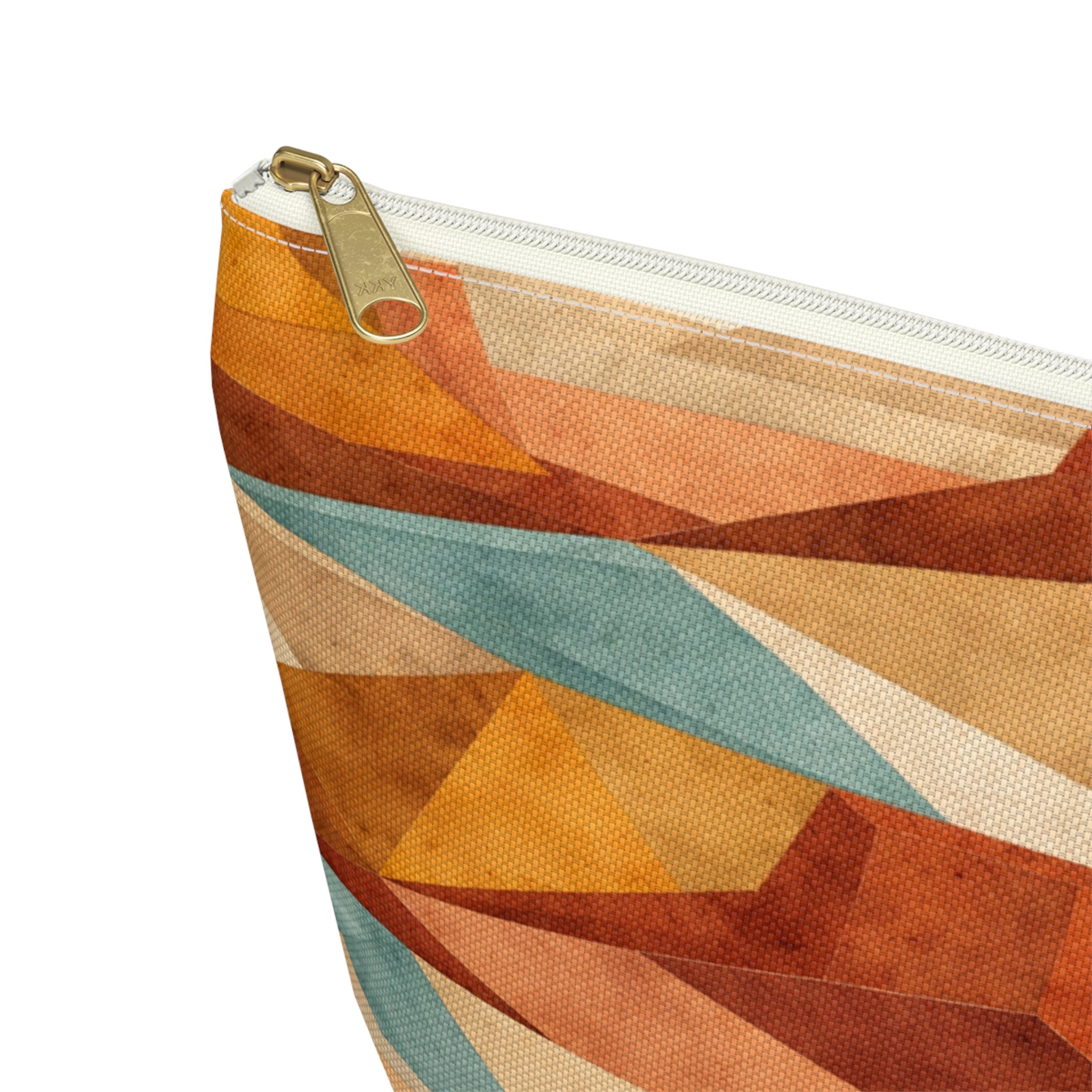 Geometric Desert Sunset Accessory Pouch