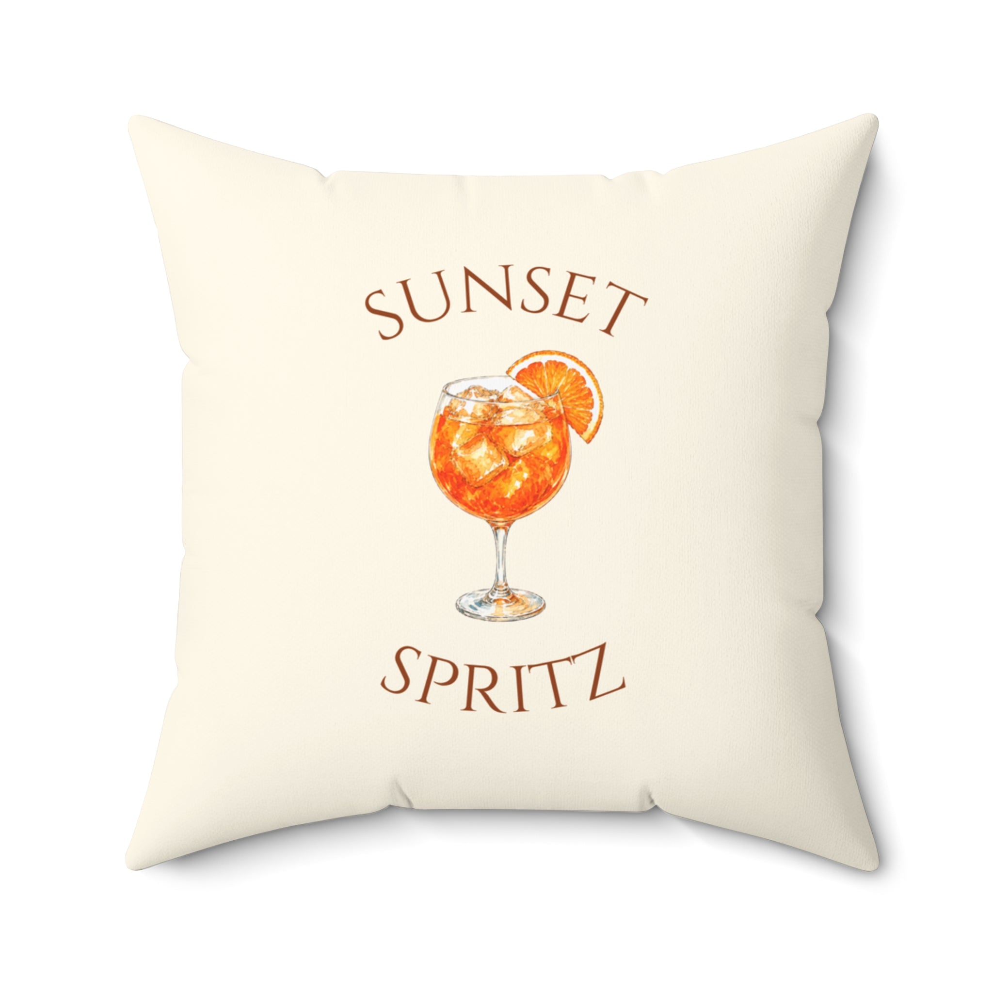 Sunset Spritz Reversible Throw Pillow