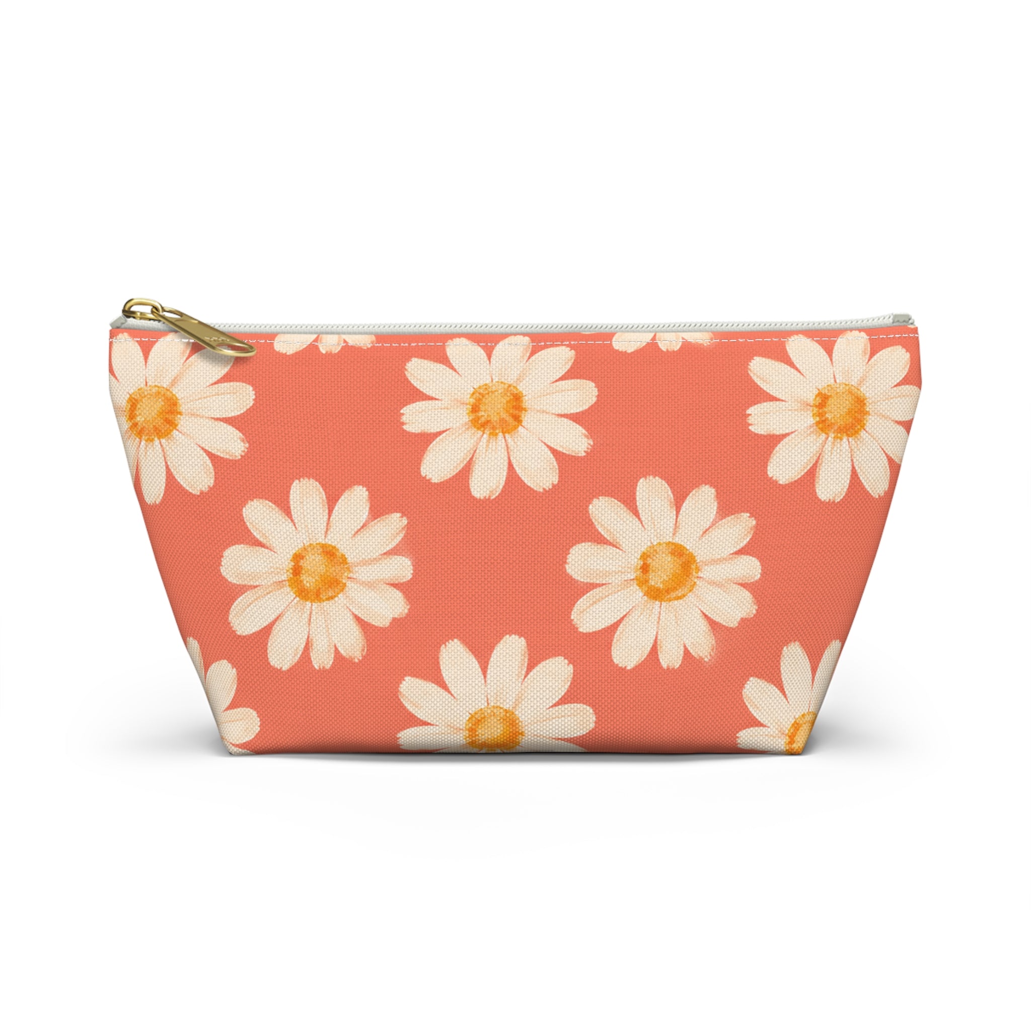 Coral Daisy Pattern Saint-Tropez Travel Bag