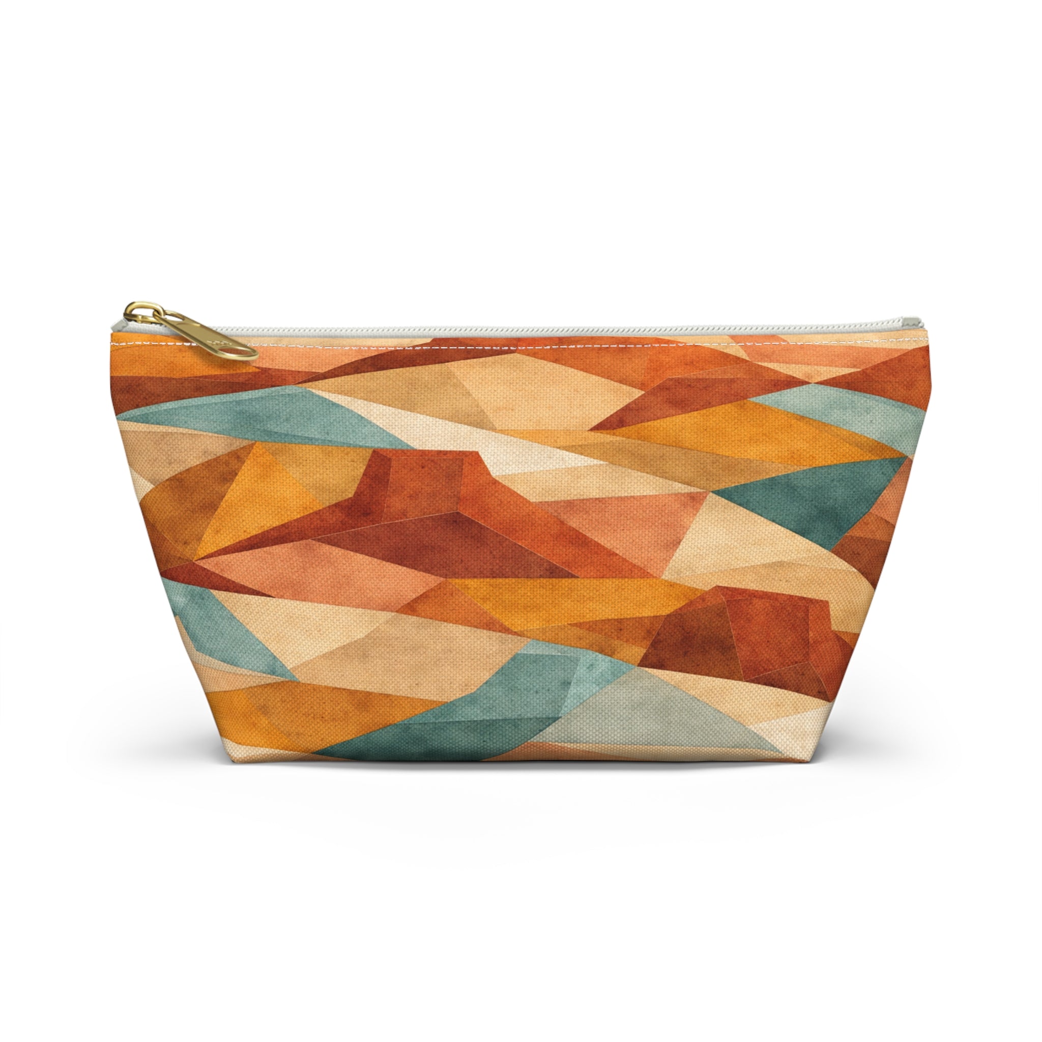 Geometric Desert Sunset Accessory Pouch