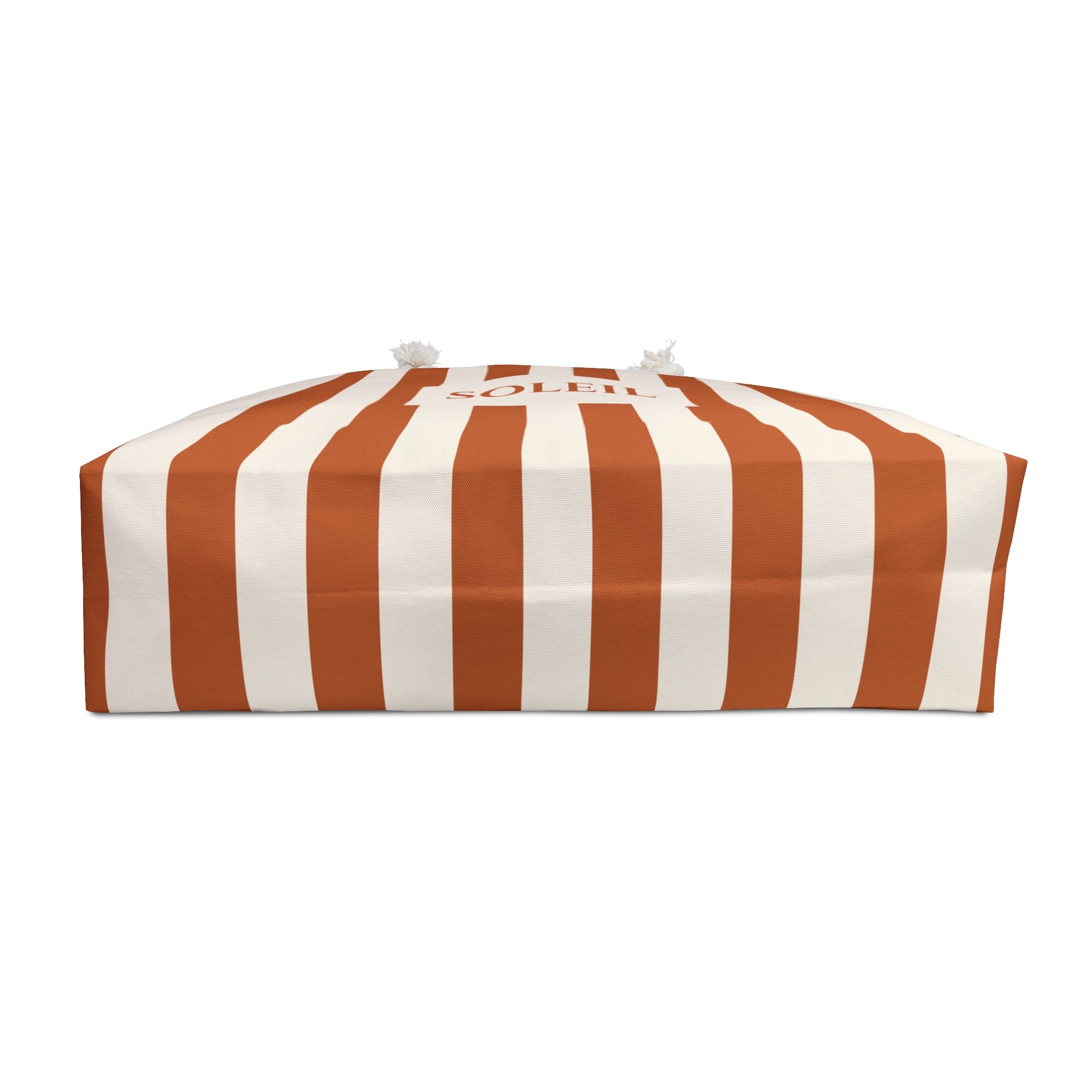 Soleil Orange Striped Weekender Tote Bag