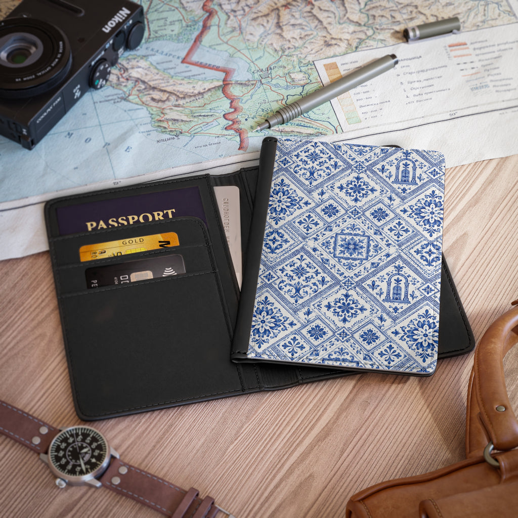 Santorini Passport Cover