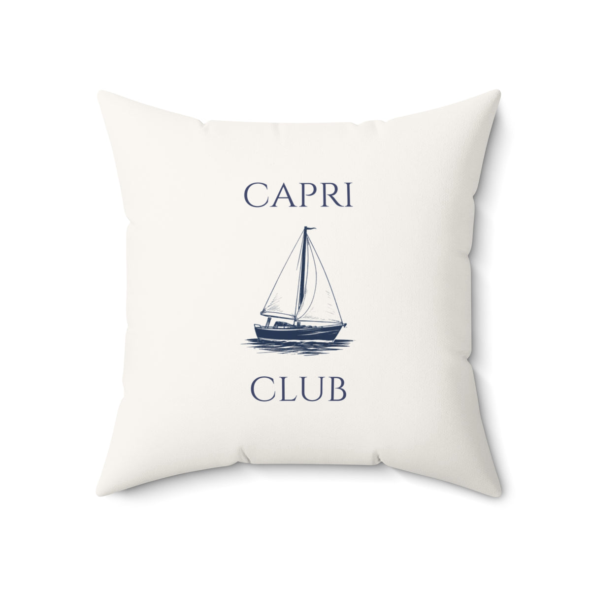 Capri Club Nautical Striped Pillow