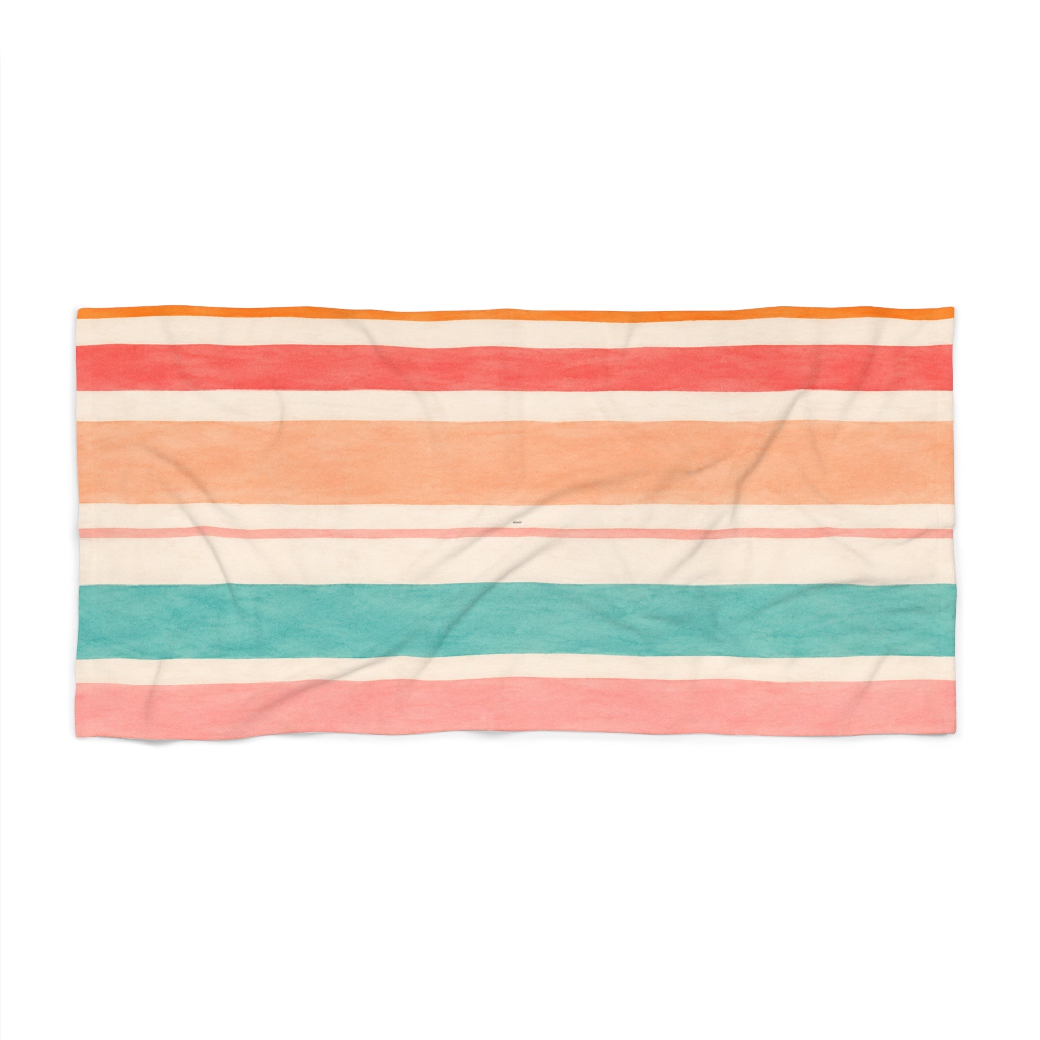 Saint-Tropez Striped Retro Beach Towel
