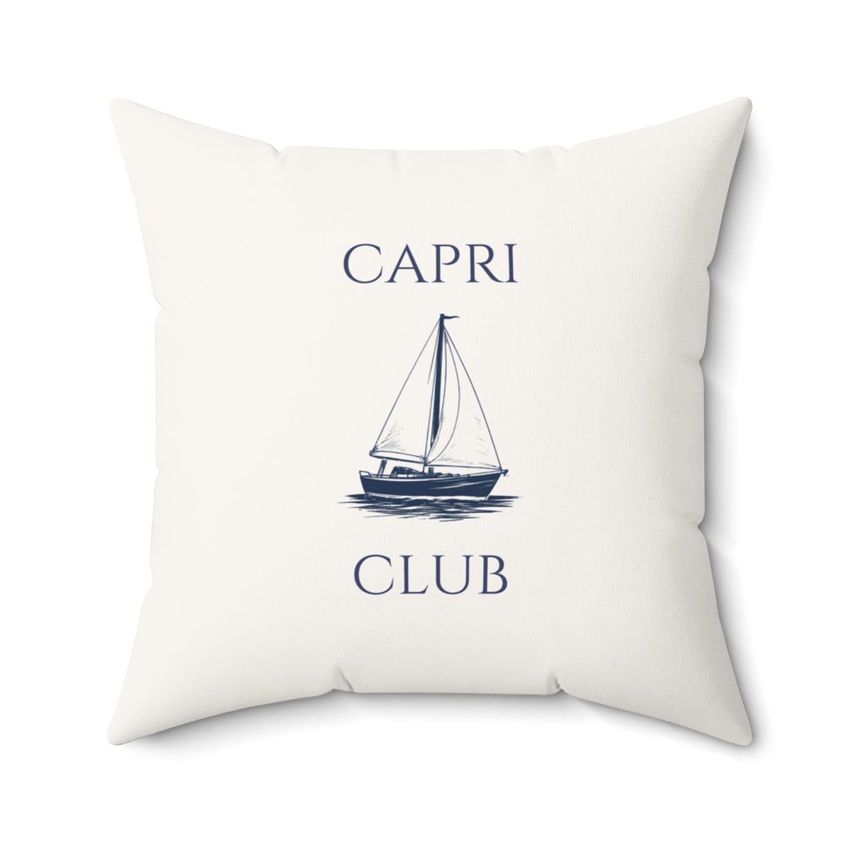 Capri Club Nautical Striped Pillow
