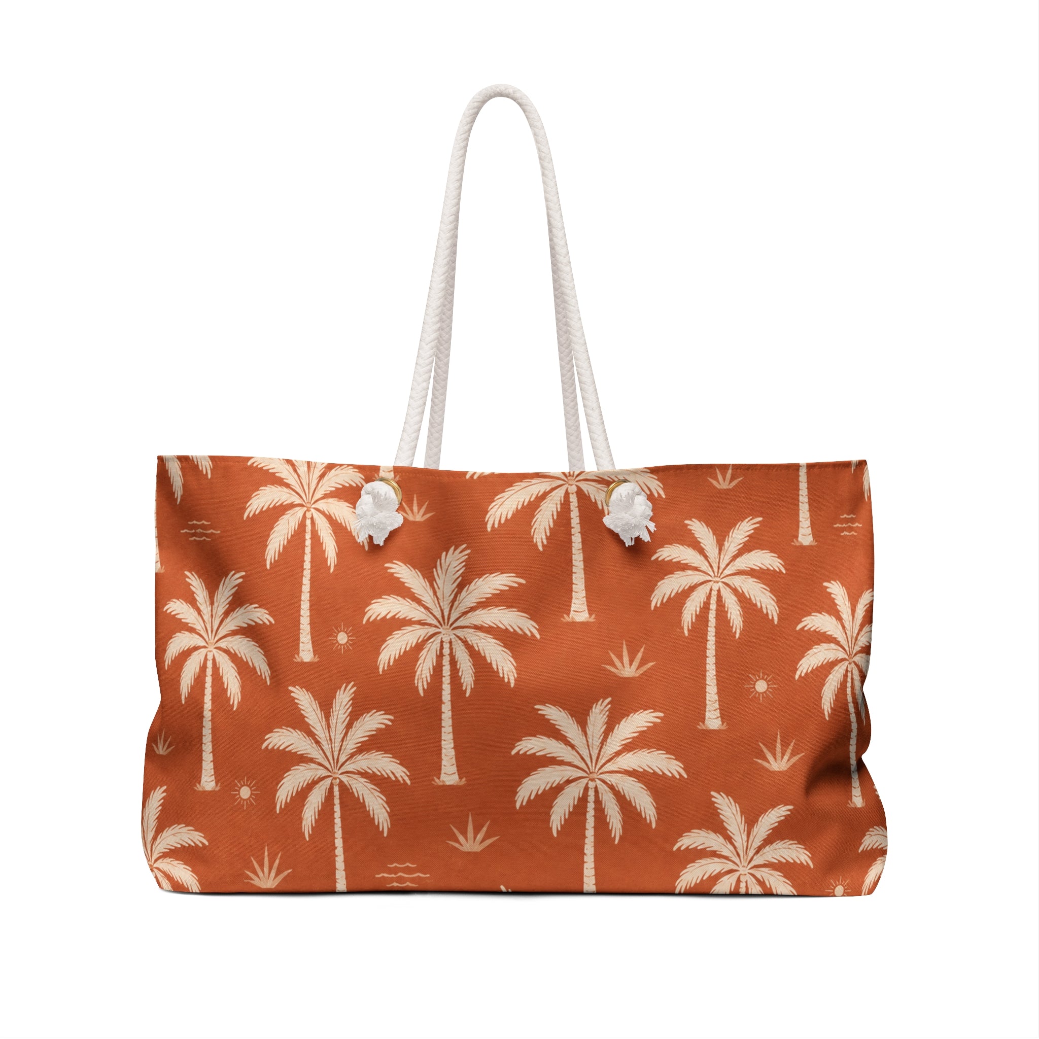 Terracotta Palm Weekender Bag