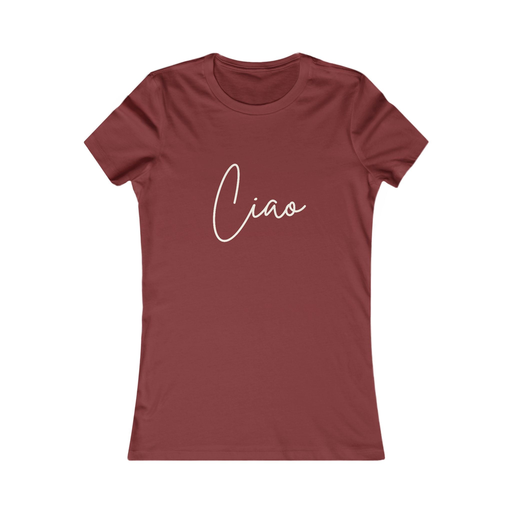 "Ciao" Script Italian Luxury Tee Shirt
