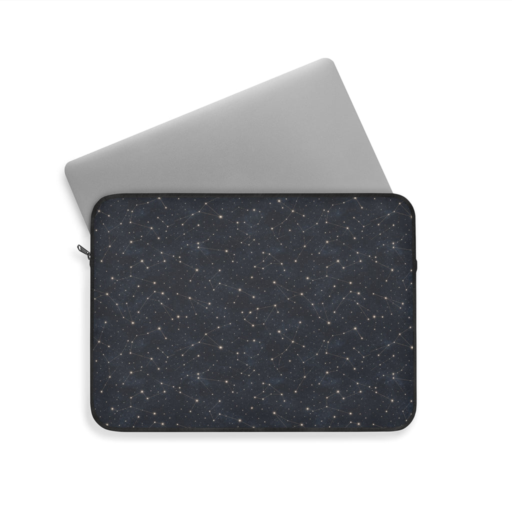 Starry Night Laptop Sleeve: Dark Constellation Pattern Protective Case