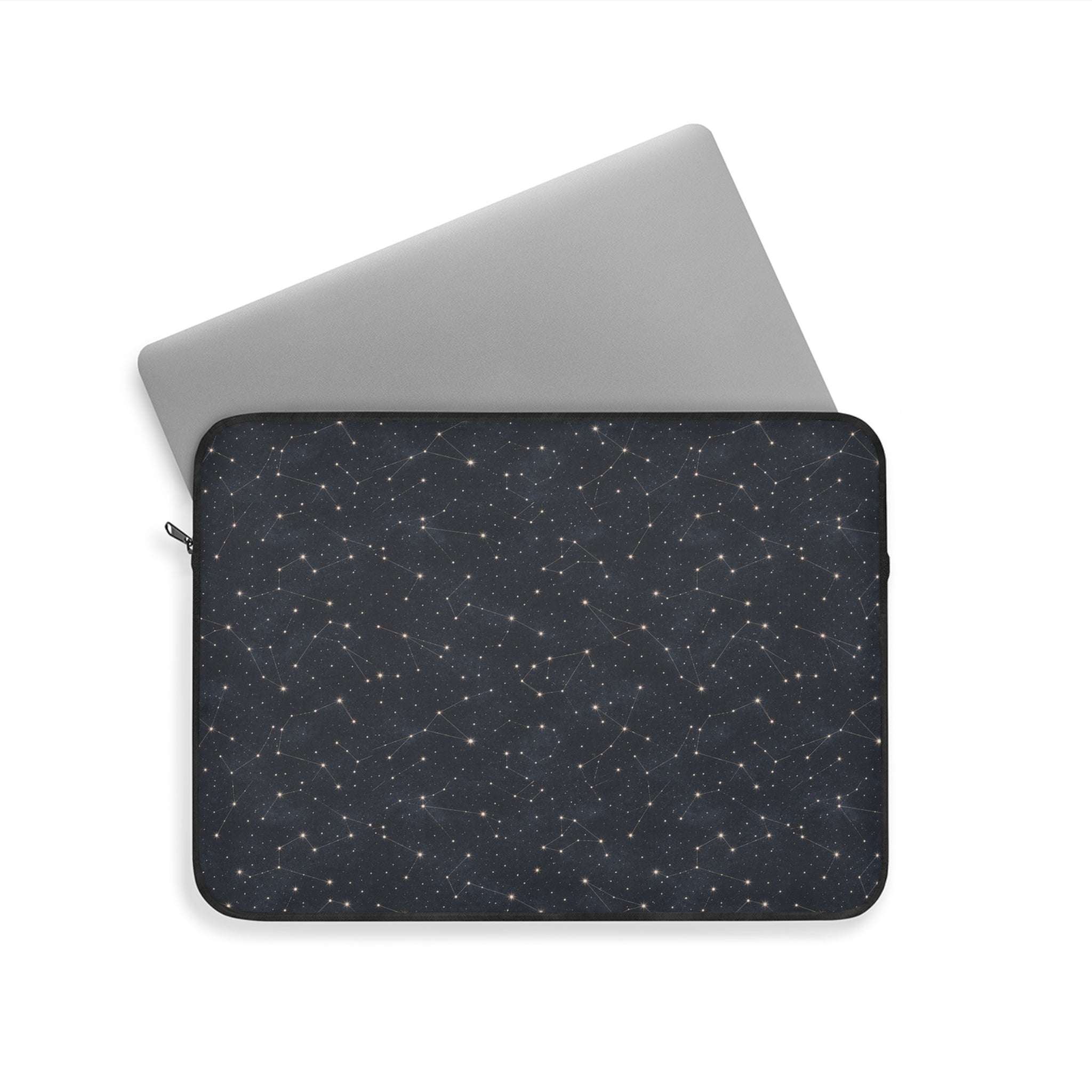 Starry Night Laptop Sleeve: Dark Constellation Pattern Protective Case