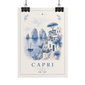 Capri Club Vintage Travel Poster
