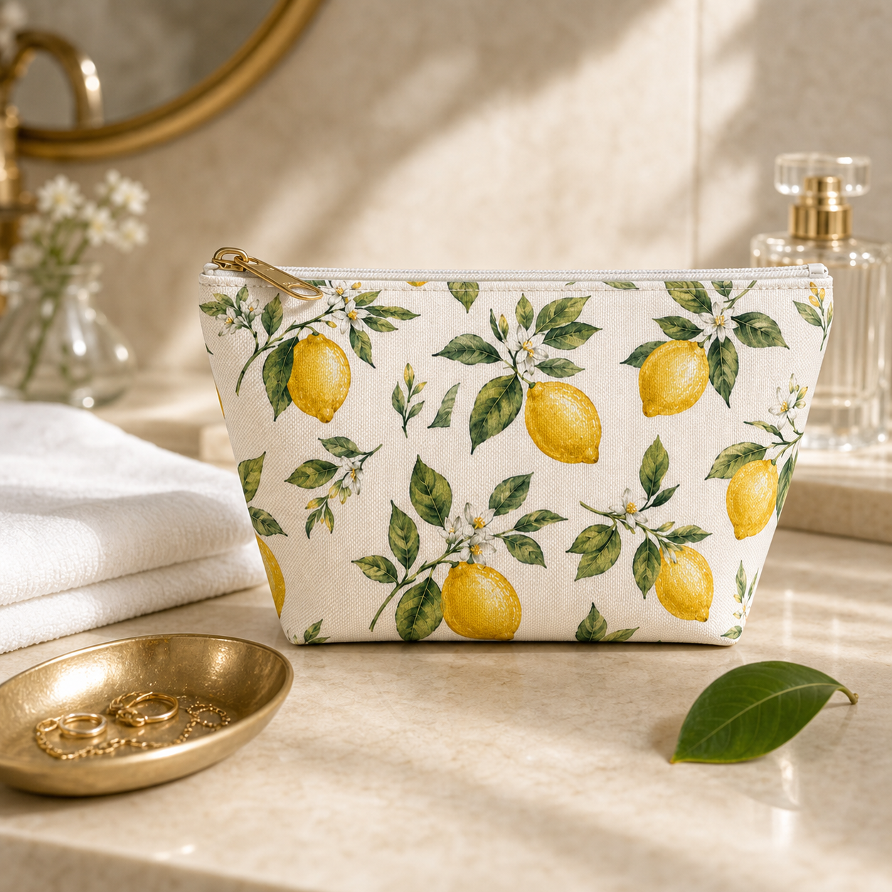 Positano Lemon Travel Pouch