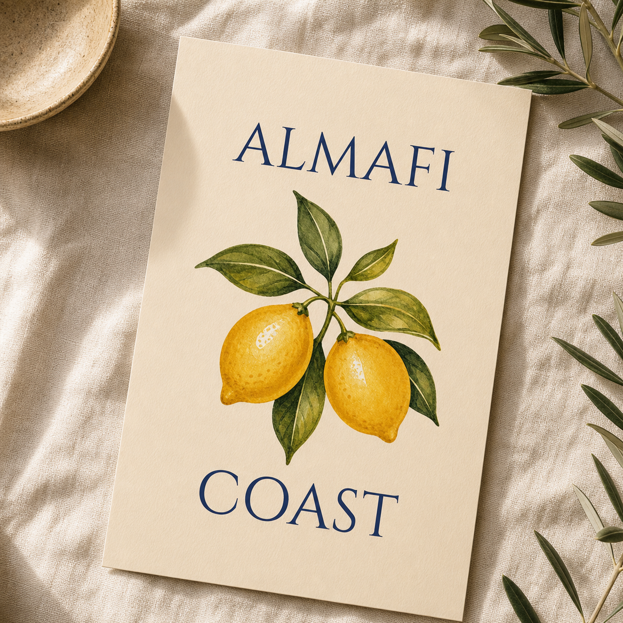 Amalfi Coast Wall Print