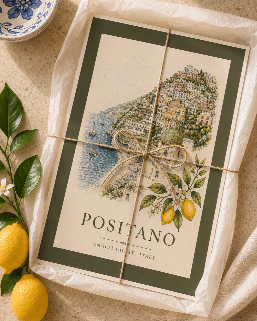 Positano Vintage Wall Art