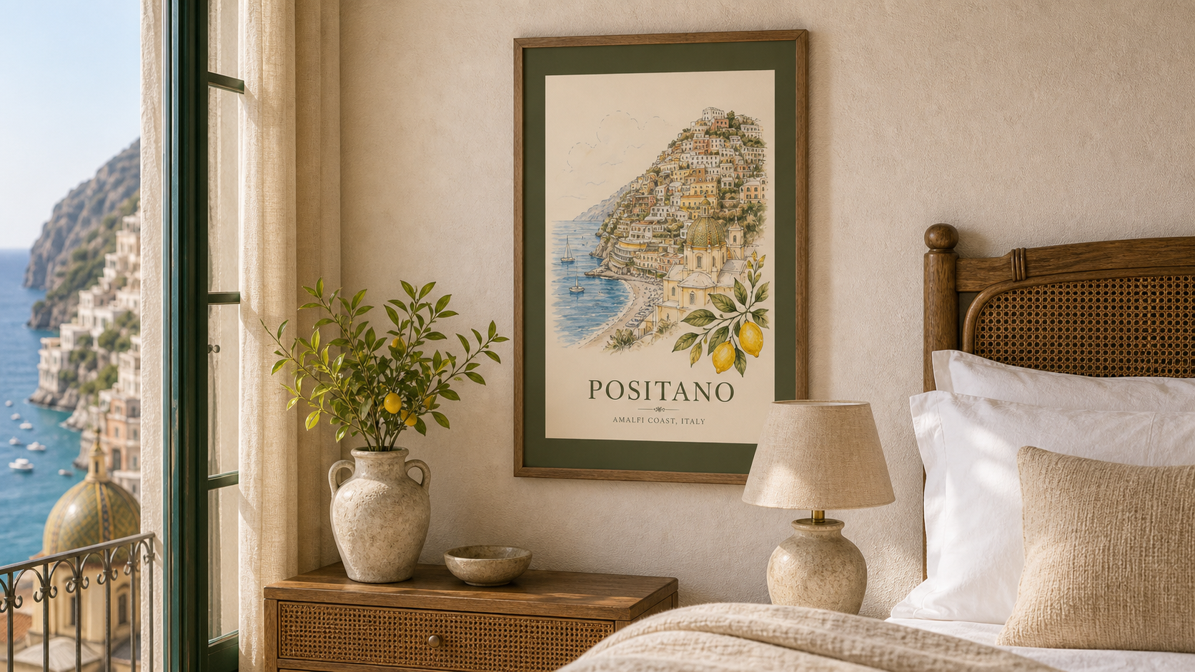 Positano Vintage Wall Art